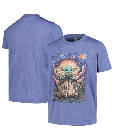 Mad Engine Big Boys and Girls The Mandalorian Baby Yoda Sipping Starries T-Shirt