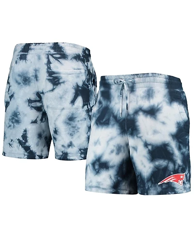 New Era Men's Navy England Patriots Tie-Dye Shorts