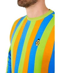 OppoSuits Men's Sweater - Official Sesame Street Sweatshirt Bert Multicolor