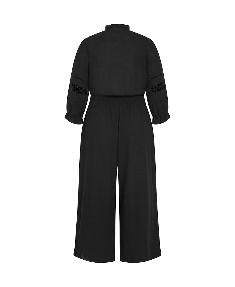 City Chic Plus Faye Jumpsuit