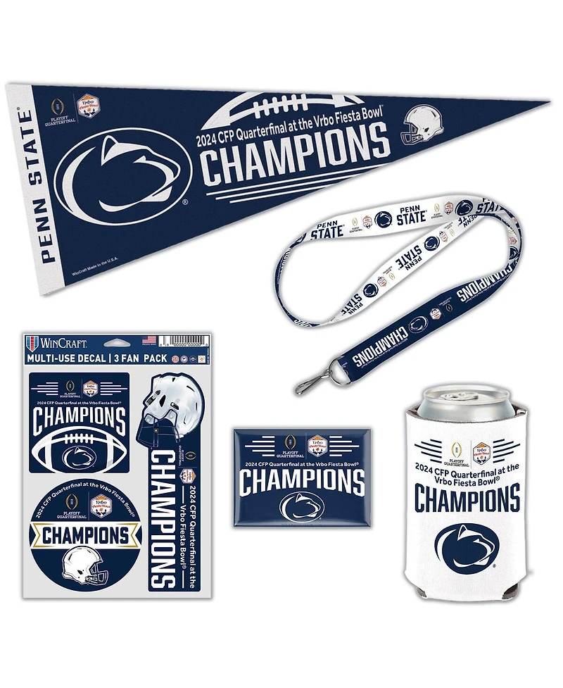 Wincraft Penn State Nittany Lions College Football Playoff 2024 Fiesta Bowl Champions Five-Piece Fan Pack