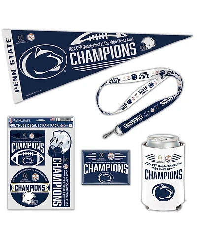 Wincraft Penn State Nittany Lions College Football Playoff 2024 Fiesta Bowl Champions Five-Piece Fan Pack