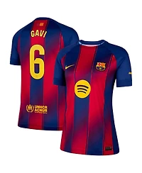 Nike Women's Gavi Navy Barcelona 2025/26 Home Replica Jersey