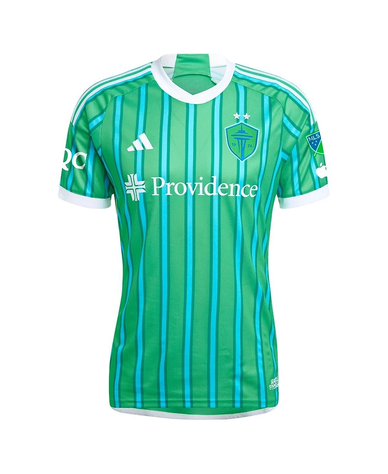 Adidas Men's Cristian Roldan Green Seattle Sounders Fc 2024 The Anniversary Kit Authentic Player Jersey
