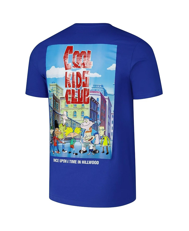 Freeze Max Men's Royal Hey Arnold Gerald Cool Kids Club T-Shirt