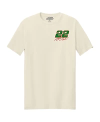 Team Penske Men's Natural Joey Logano Hunt Brothers Pizza Car T-Shirt