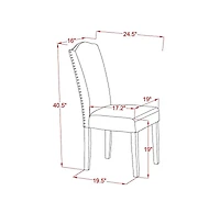 East West Furniture 6-Pc Dinette Set