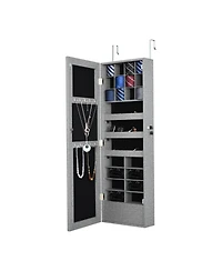 Casainc Bathroom Storage Mirror Cabinet With Led Lights
