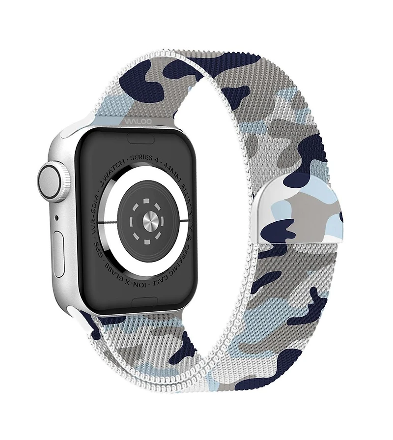 Waloo Camo Magnetic Mesh Replacement Band for Apple Watch