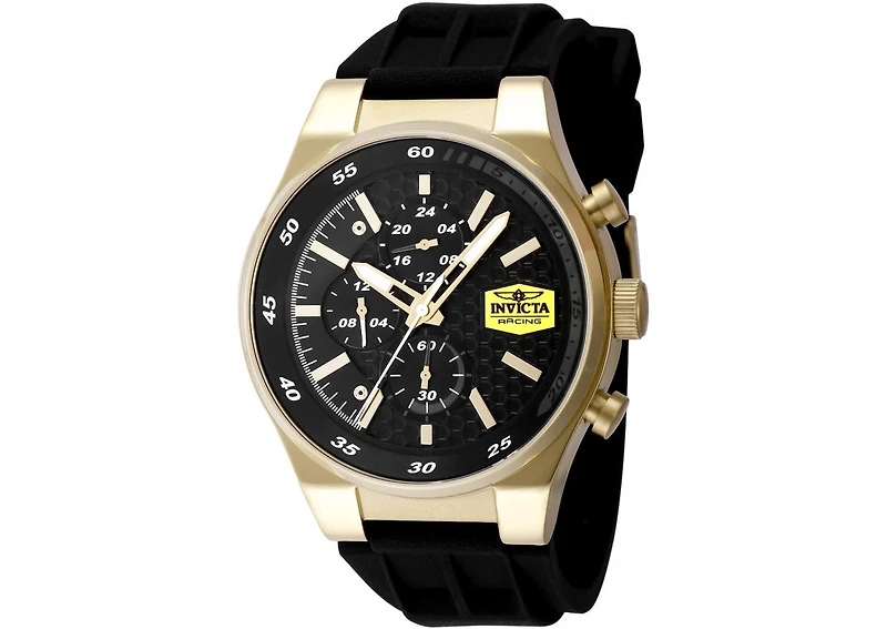 Invicta Men's 48875 Invicta Racing Quartz Chronograph Black Dial Watch