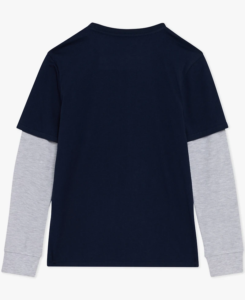 Champion Big Boys Layered-Look Graphic T-Shirt