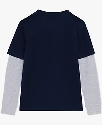 Champion Big Boys Layered-Look Graphic T-Shirt