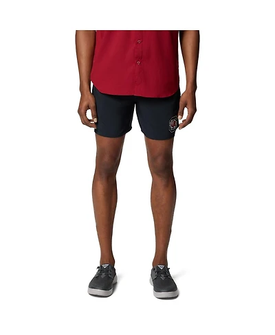 Columbia Men's Black South Carolina Gamecocks Pfg Terminal Roamer Omni-Shade Stretch Shorts