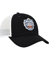 Fanatics Men's Black/White Heritage Classic Adjustable Trucker Hat