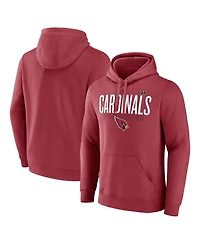 Fanatics Men's Cardinal Arizona Cardinals Pylon Outline Pullover Hoodie