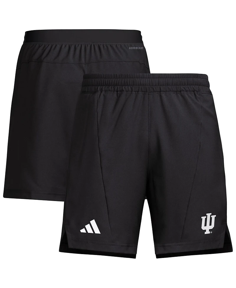 Adidas Men's Black Indiana Hoosiers Program Woven Training Shorts