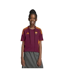 Adidas Big Boys and Girls Red As Roma 2025/26 Home Replica Jersey