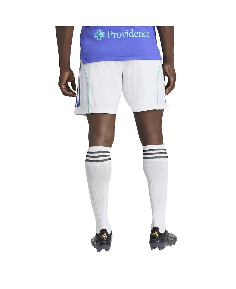 Adidas Men's White Seattle Sounders Fc 2025 Archive Collection Authentic Shorts
