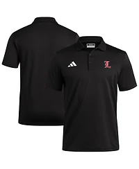 Adidas Men's Black Louisville Cardinals Ultimate 365 Ottoman Polo Shirt