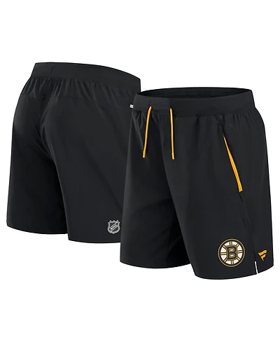 Fanatics Men's Black Boston Bruins Authentic Pro Rink Performance Shorts