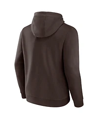 Fanatics Men's Brown Cleveland Browns Primary Logo Pullover Hoodie