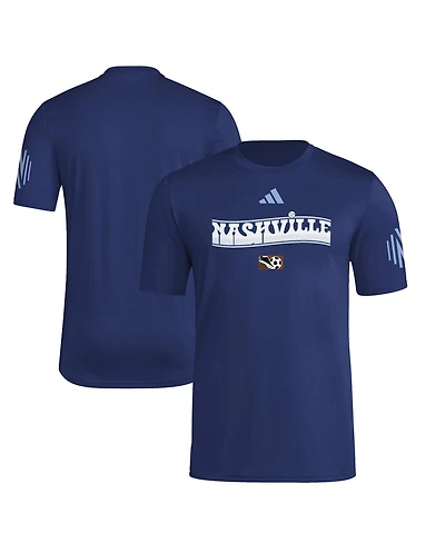 Adidas Men's Navy Nashville Sc 2025 Archive Collection Jersey Hook T-Shirt