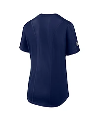 Fanatics Women's Navy New York Rangers Authentic Pro Rink Tech T-Shirt