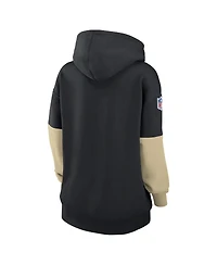 Nike Women's Black New Orleans Saints 2024 Sideline Essential Fleece Pullover Hoodie