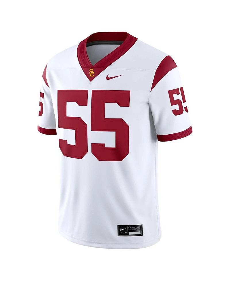 Nike Men's 55 White Usc Trojans Limited Away Game Jersey