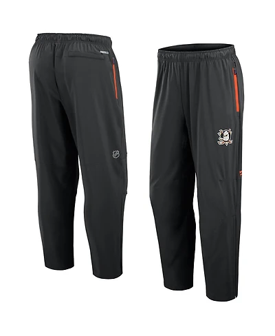 Fanatics Men's Black Anaheim Ducks Authentic Pro Rink Coaches Pants
