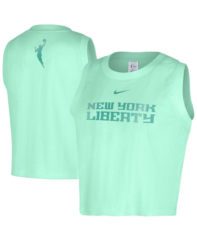 Nike Women's Mint New York Liberty Mesh Tank Top