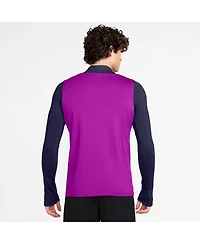 Nike Men's Purple Barcelona 2025/26 Strike Drill Quarter-Zip Long Sleeve Performance Sweatshirt