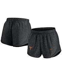 Nike Women's Black Texas Longhorns Tempo Pattern Performance Shorts