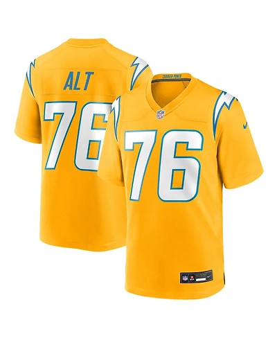 Nike Men's Joe Alt Gold Los Angeles Chargers Alternate Charger Power Game Player Jersey
