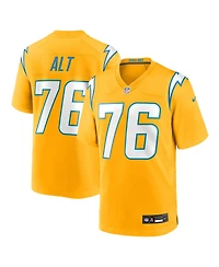 Nike Men's Joe Alt Gold Los Angeles Chargers Alternate Charger Power Game Player Jersey