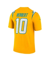 Nike Men's Justin Herbert Gold Los Angeles Chargers Alternate Charger Power Legend Player Performance Top