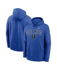 Nike Men's Royal Duke Blue Devils Club Fleece Arch Pullover Hoodie