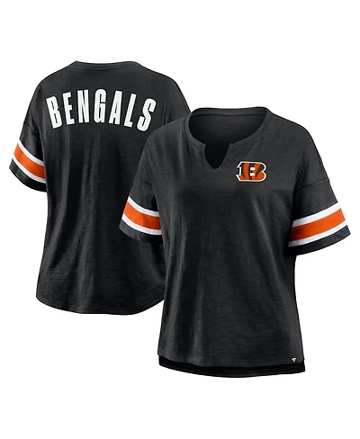 Fanatics Women's Black Cincinnati Bengals Redzone Curl Route T-Shirt