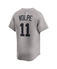 Nike Men's Anthony Volpe Gray New York Yankees Road Limited Player Jersey