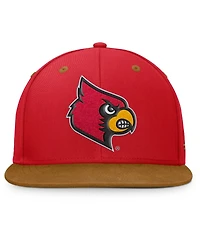 Fanatics Men's Red/Brown Louisville Cardinals NoBo Fitted Hat