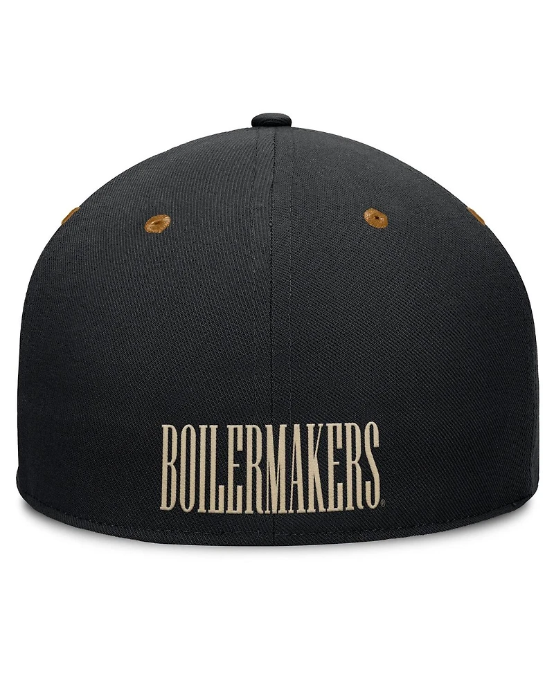 Fanatics Men's Black/Brown Purdue Boilermakers NoBo Fitted Hat