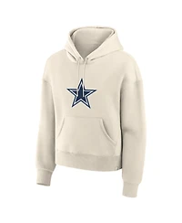Fanatics Women's Cream Dallas Cowboys Dove Legacy Pullover Hoodie