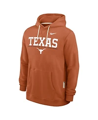 Nike Men's Texas Orange Longhorns 2025 Sideline Performance Pullover Hoodie