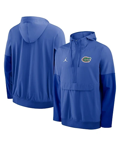 Nike Men's Royal Florida Gators Anorak Half-Zip Hoodie Jacket
