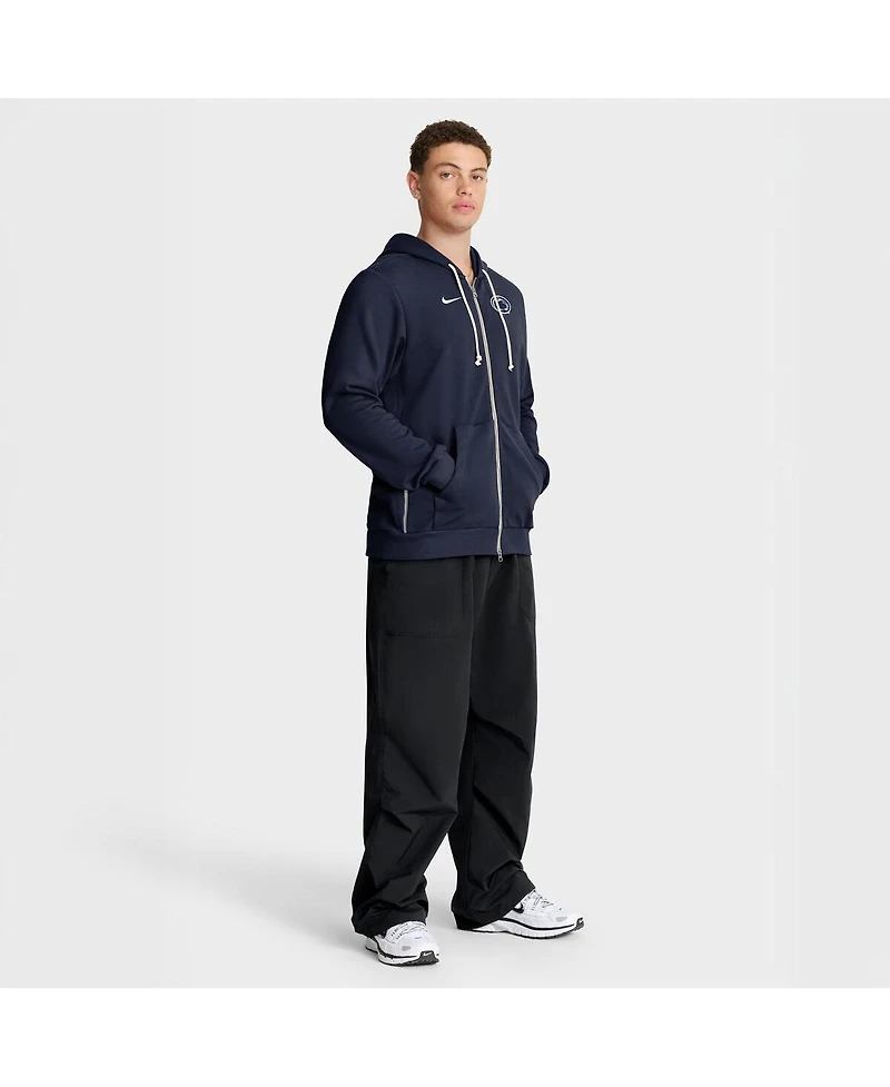 Nike Men's Navy Penn State Nittany Lions 2025 Sideline Performance Full-Zip Hoodie