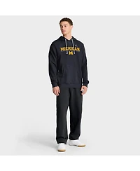 Jordan Men's Navy Michigan Wolverines 2025 Sideline Performance Pullover Hoodie