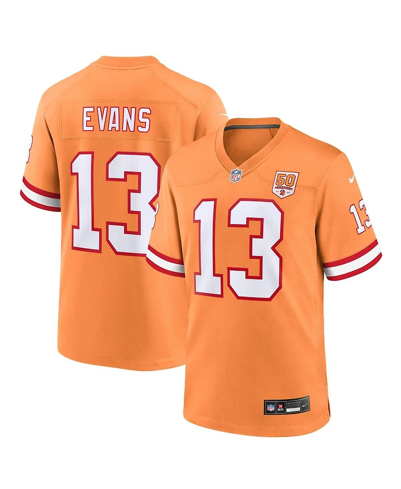 Nike Men's Mike Evans Creamsicle Tampa Bay Buccaneers 50th Season Game Jersey