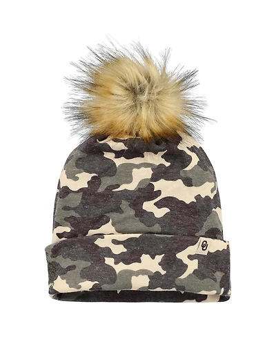 Top of the World Men's Camo Oklahoma Sooners Oht Military Appreciation Cuffed Pom with Knit Hat