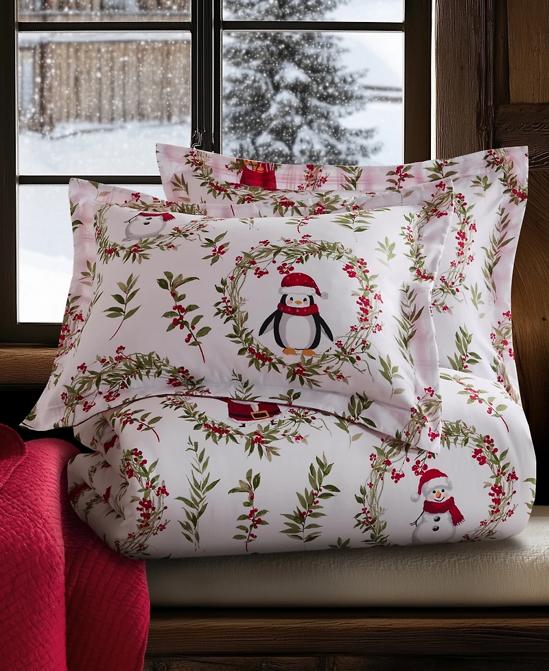 Levtex Home Pine and Plaid Reversible -Pc. Duvet Cover Set