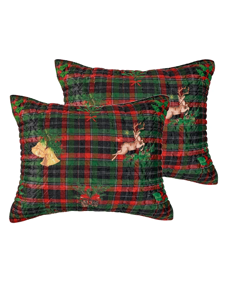 Levtex Home Merry Tartan 2-Pc. Sham Set